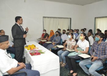 जलदिनानिमित्त जैन इरिगेशनच्या प्लास्टिक पार्क येथे शेतकऱ्यांसाठी “जलसाक्षरता शिबीर” संपन्न