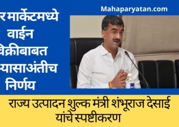 सुपर मार्केटमध्ये वाईन विक्रीबाबत अभ्यासाअंतीच निर्णय