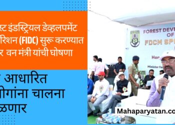 फॉरेस्ट इंडस्ट्रियल डेव्हलपमेंट कॉर्पोरेशन (FIDC) सुरू करण्यात येणार l वन मंत्री यांची घोषणा